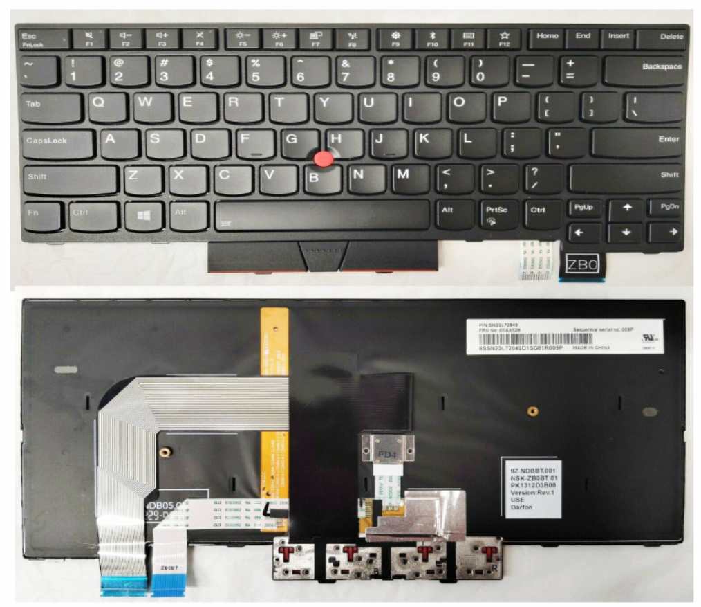 Teclado Retroiluminado Lenovo ThinkPad T470 01AX528 - Servitech Mantenimiento reparación de computadoras El Salvador